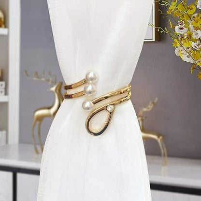 European curtain strap