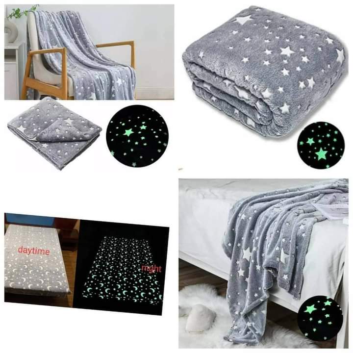 The fleece blanket that  glows at night