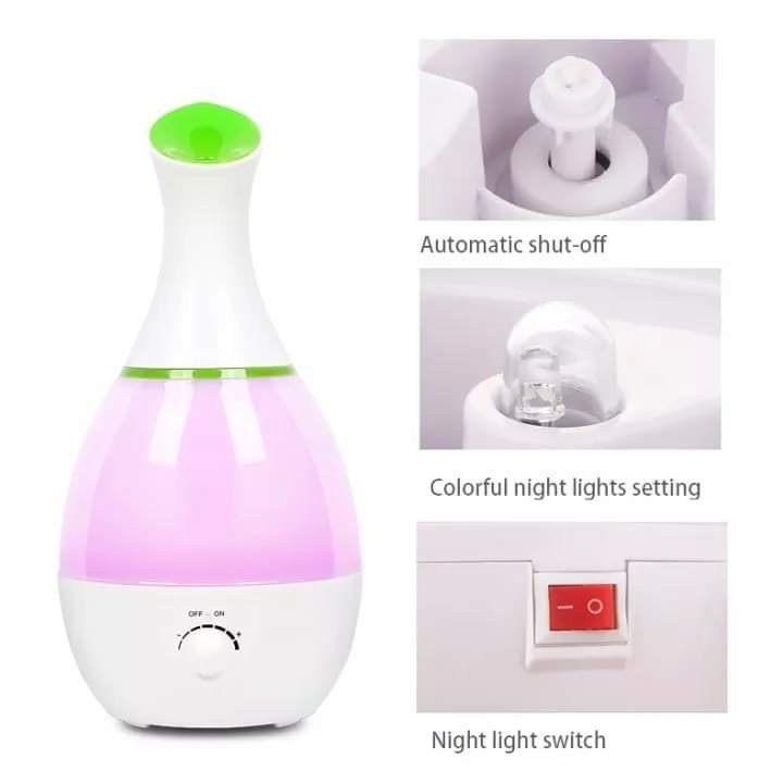 Color changing humidifier