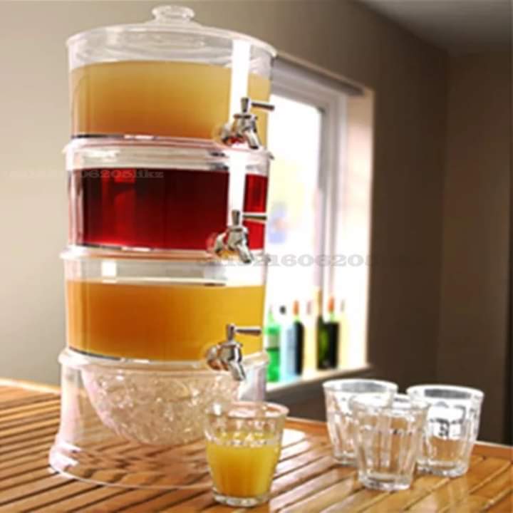 Acrylic juice dispenser