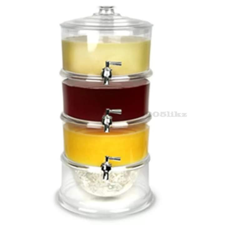 Acrylic juice dispenser