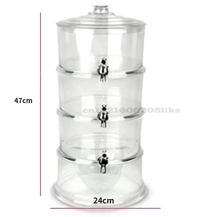 Acrylic juice dispenser