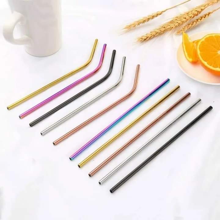 Reusable metal straws