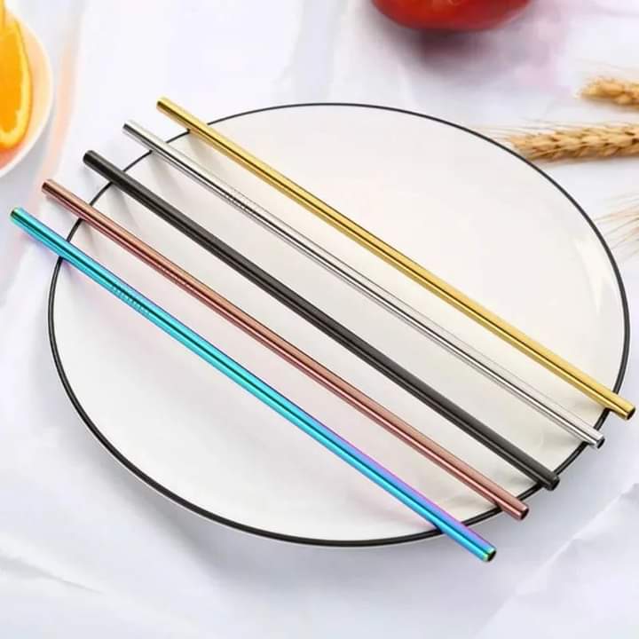 Reusable metal straws