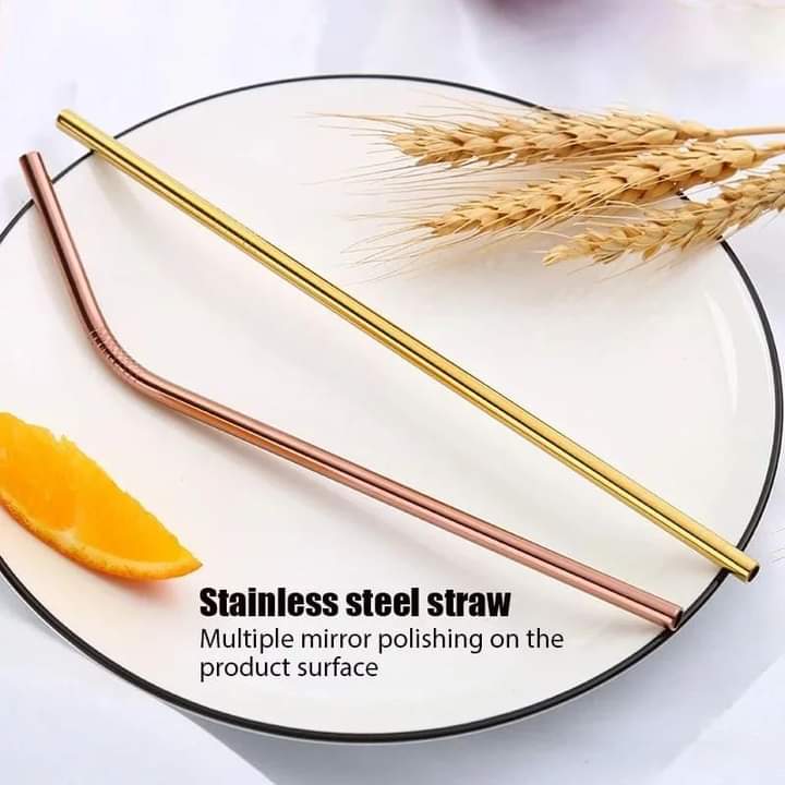 Reusable metal straws