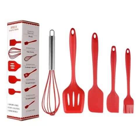 Silicone spoon set