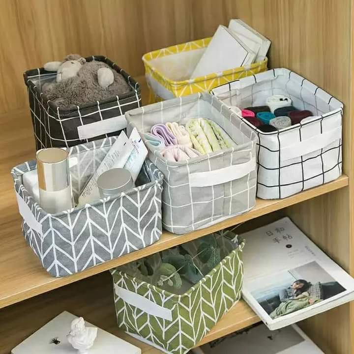 Minimalist storage baskets