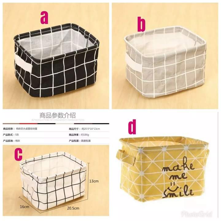 Minimalist storage baskets