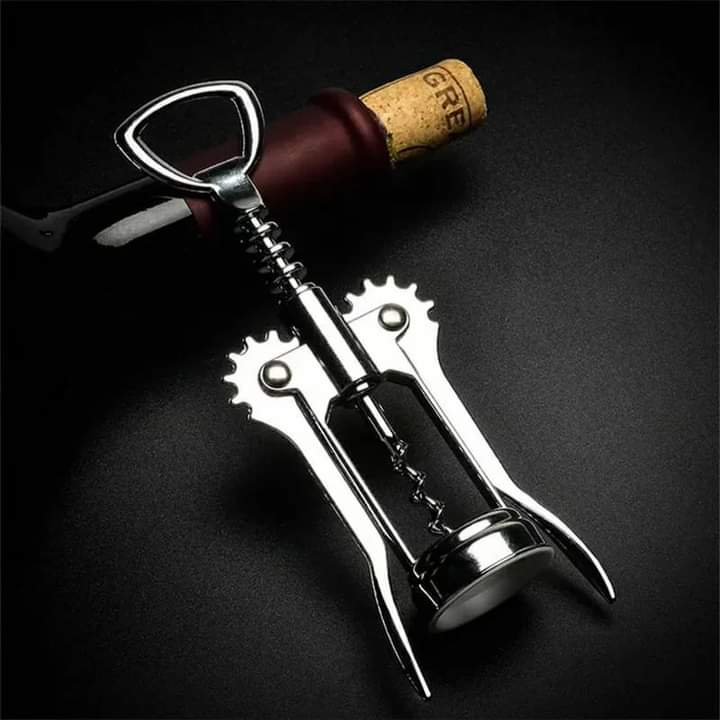 Stainless wine opener