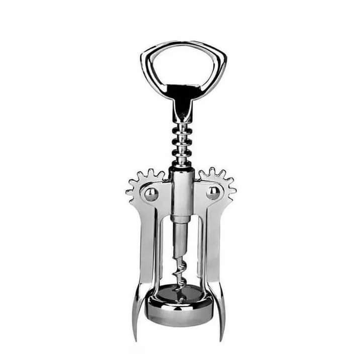 Stainless wine opener