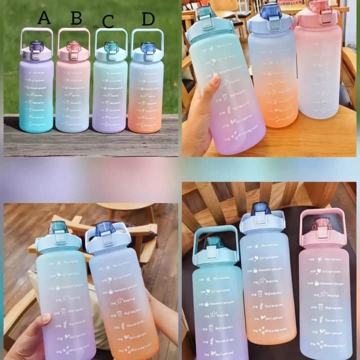 Motivational water bottles