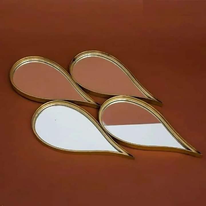 Decorative tear 4 drop mirrors