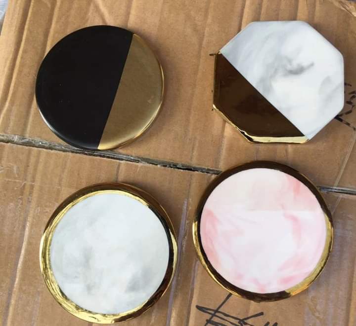 Marble coasters