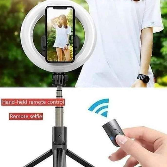 Ring selfie sticks