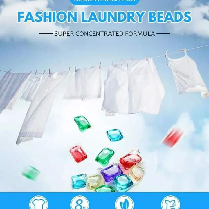 Laundry gel beads