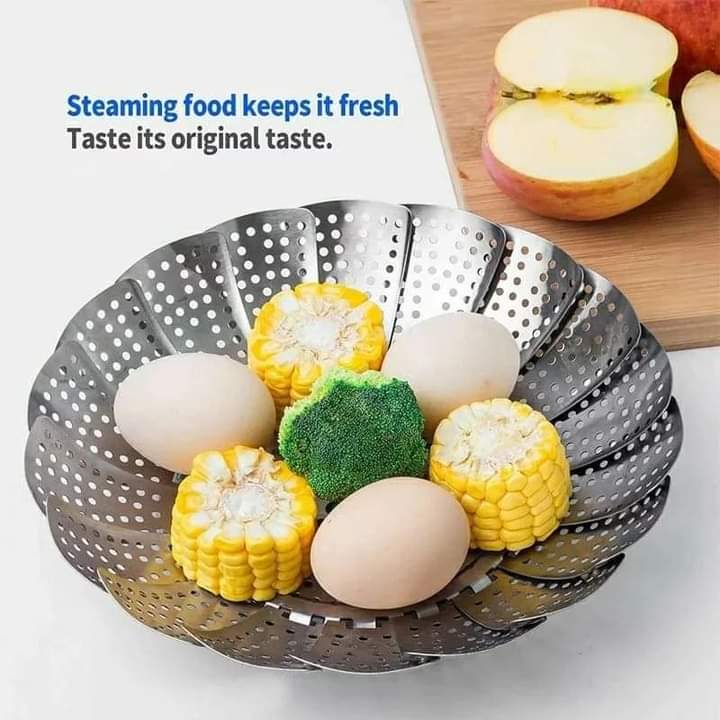 Stainless steel vegetable steamer