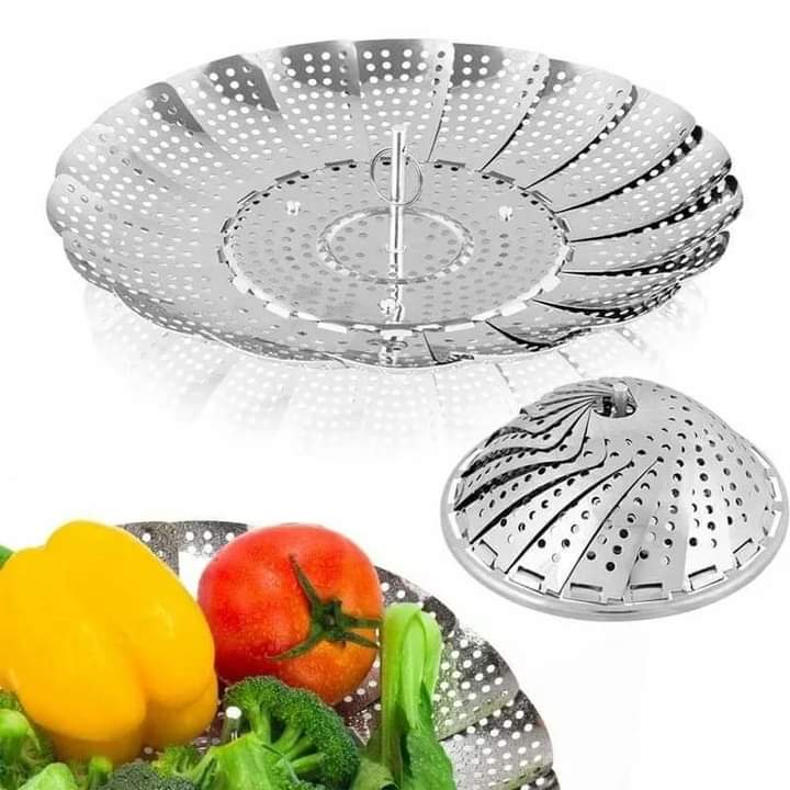 Stainless steel vegetable steamer