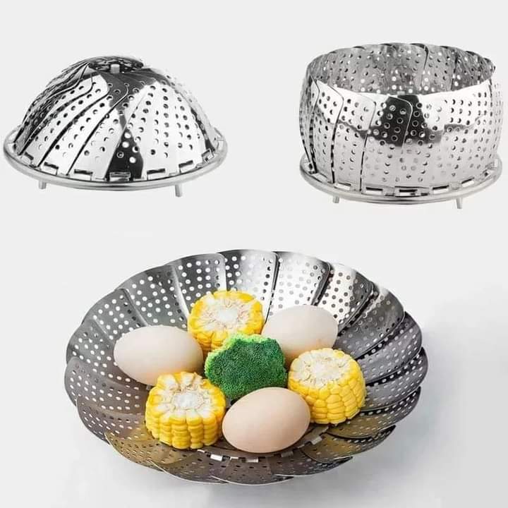 Stainless steel vegetable steamer