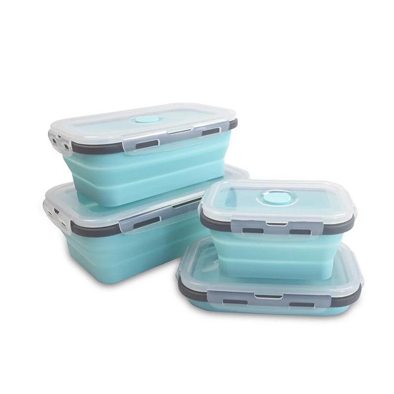 Collapsible food storage containers