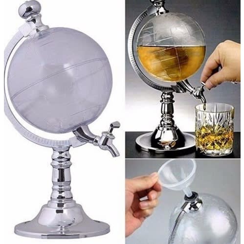 Globe wine dispensor