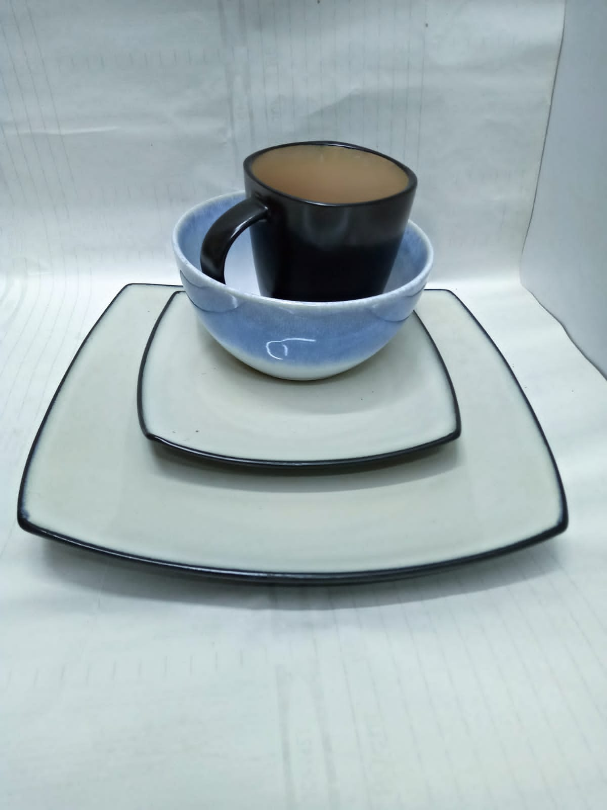 6pc ceramic dinner set