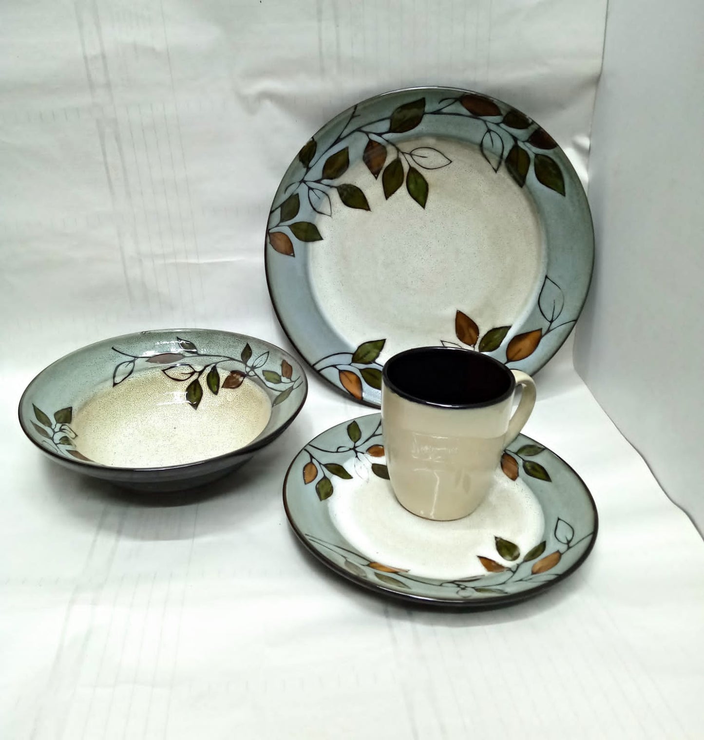 6pc ceramic dinner set