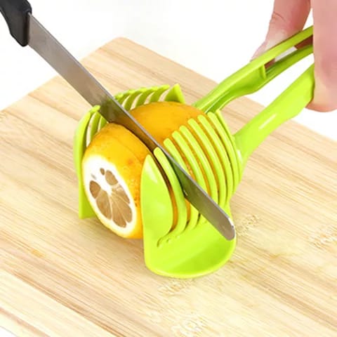 Handheld round fruit tongs