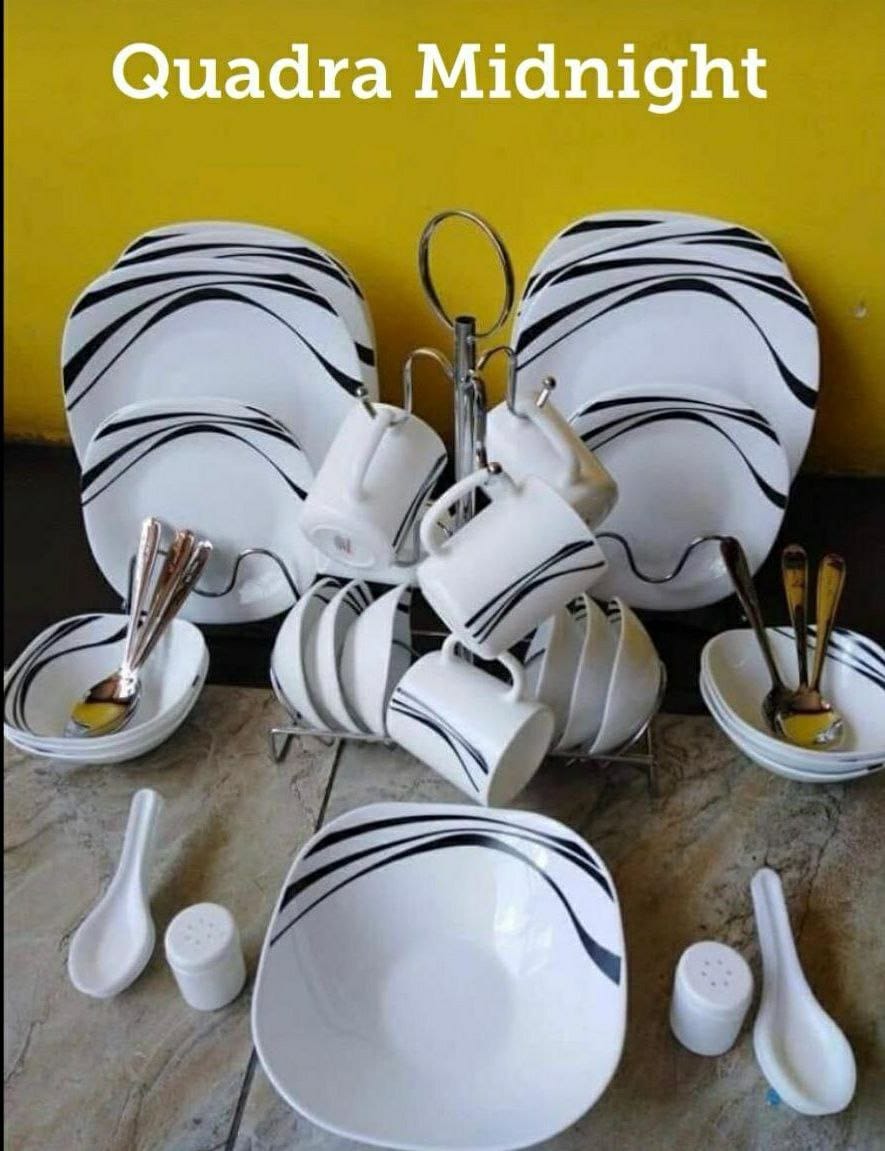 36pc quadra dinner set