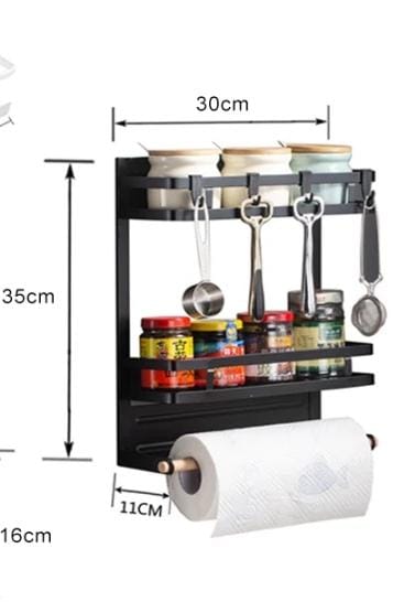 Metallic fridge/washing machine organiser