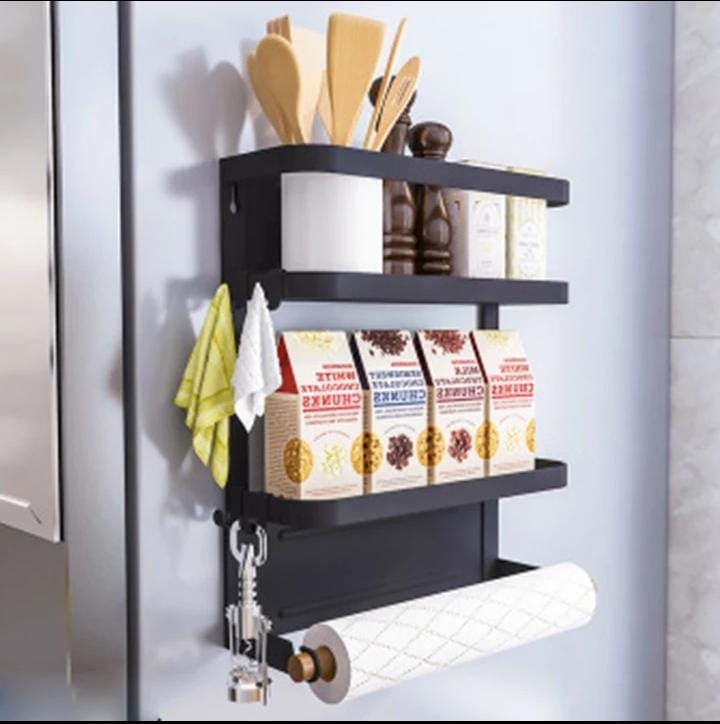 Metallic fridge/washing machine organiser