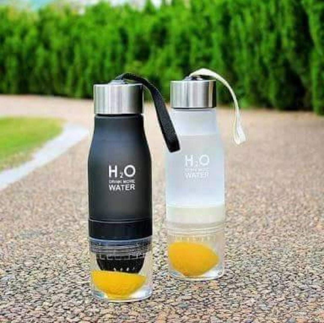 H2o infusion lemon/orange bottle