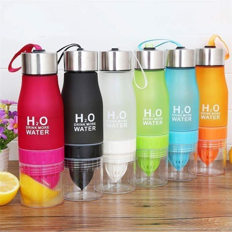 H2o infusion lemon/orange bottle