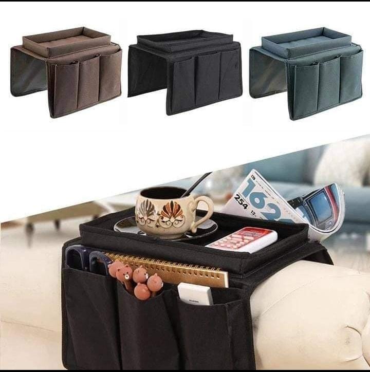 Sofa armrest organizer