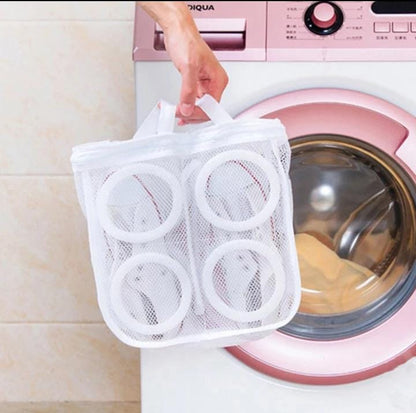 Shoe washing machine bags