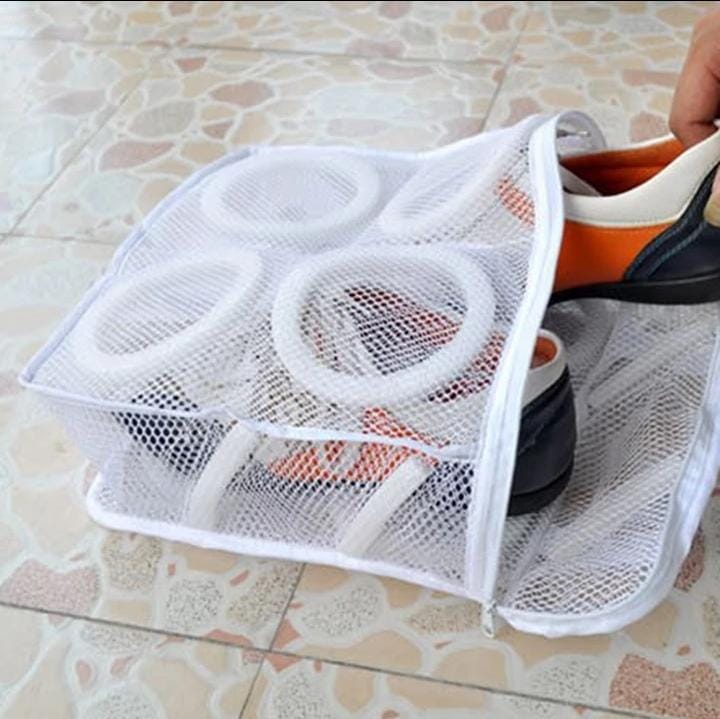 Shoe washing machine bags