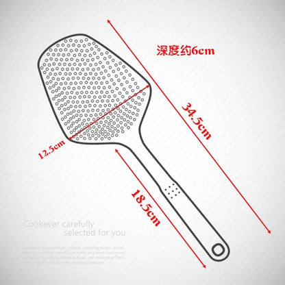 Heat resistant sieve spoon