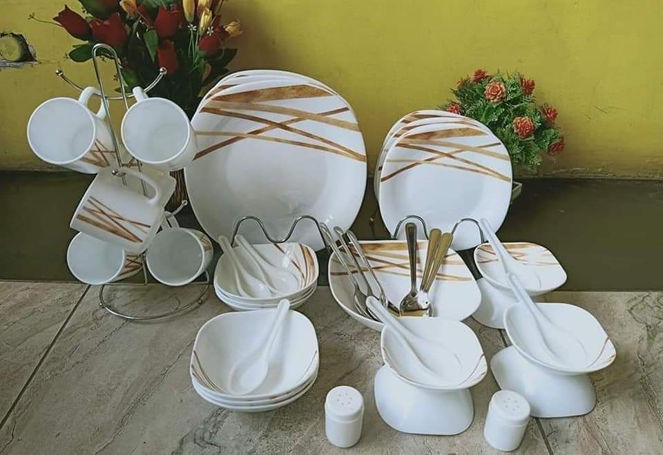 36pc quadra dinner set