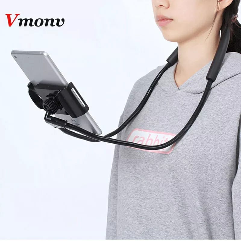 Lazy neck phone holder