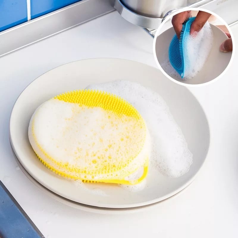 Silicone scouring pads