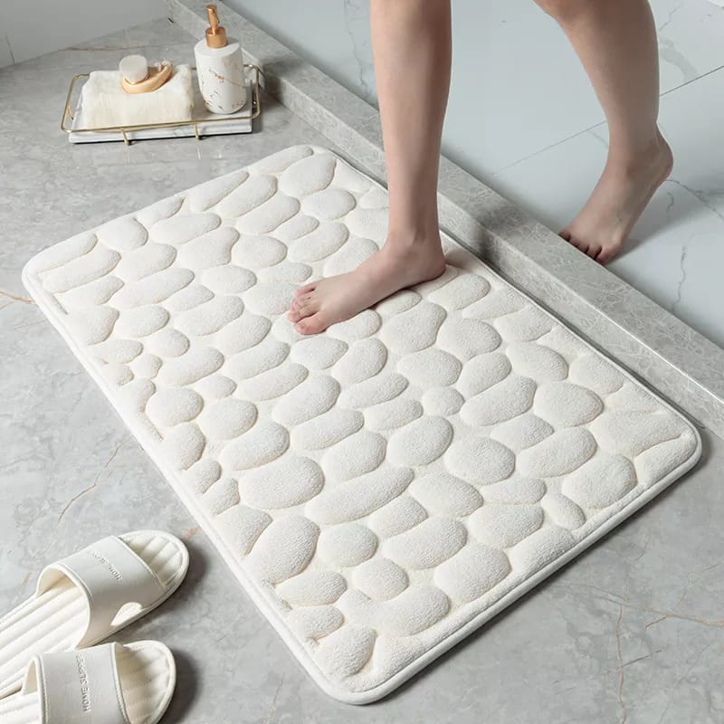 3pcs non slip,absorbent microfiber bathroom mat