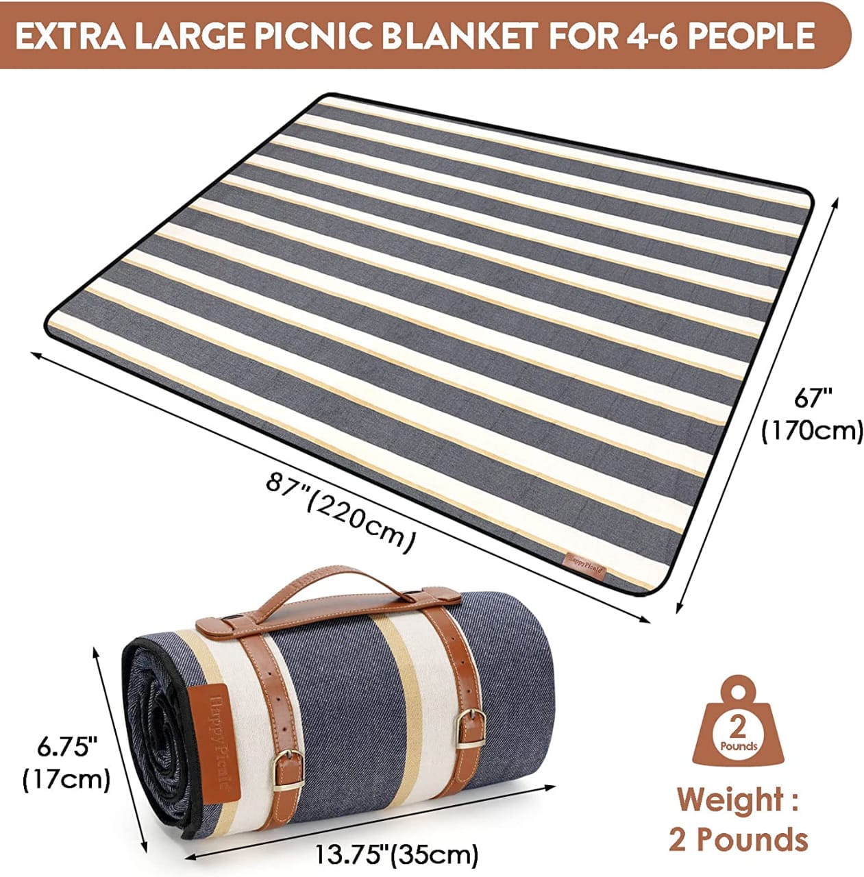 Picnic Extra Large Picnic Blanket Rug