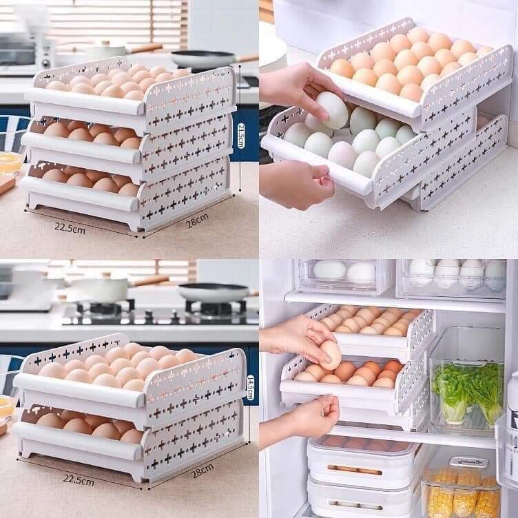 Stackable Layered Eggs Tray