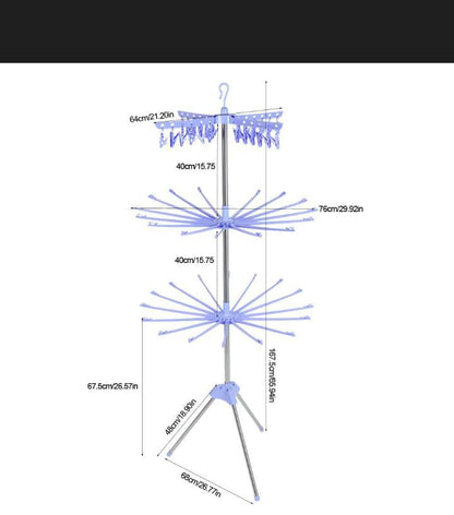 3 Tier Collapsible Drying Rack