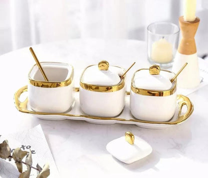 Sugar dish spice set