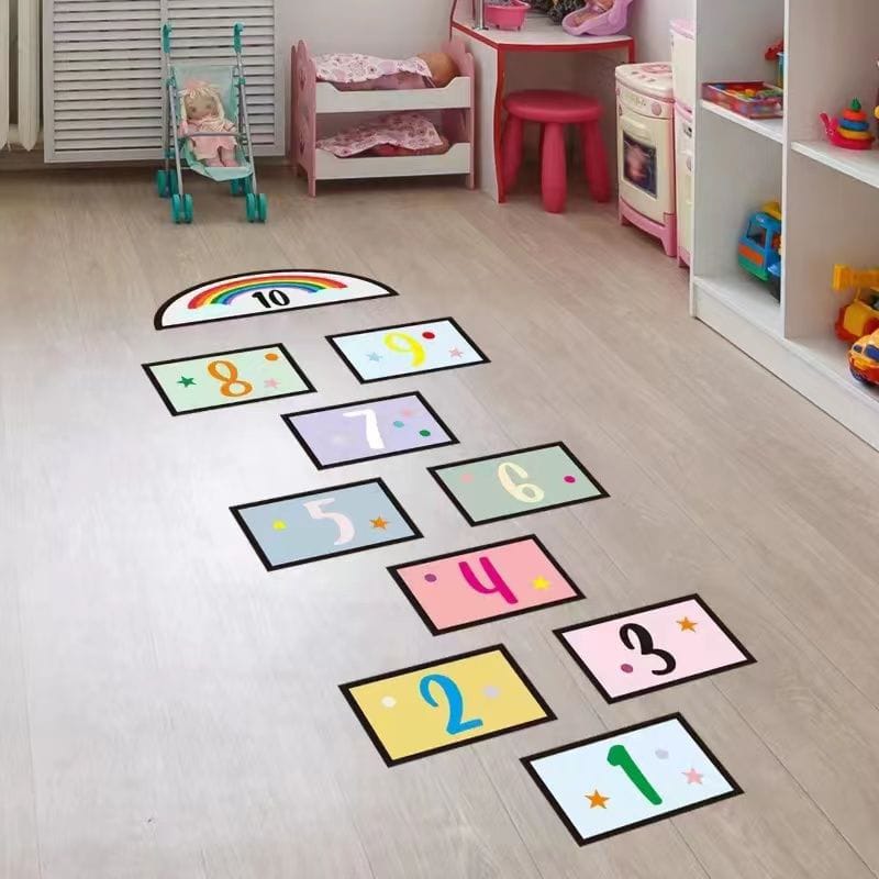 Children's Game Hopscotch Number Sticker