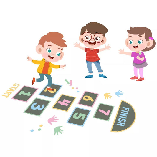 Children's Game Hopscotch Number Sticker