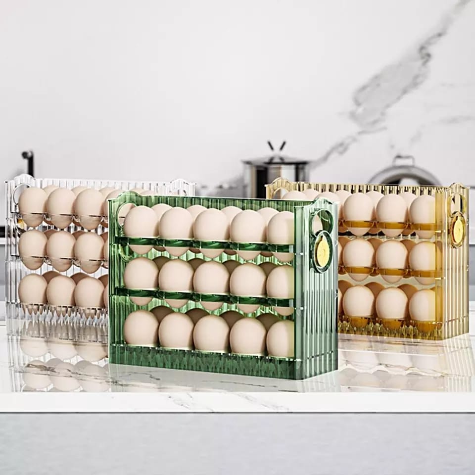 3 Layer Acrylic Layer Egg Storage Tray