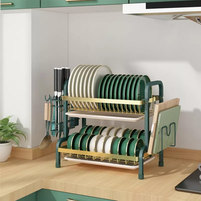 2 Tier Dish Drying Rack