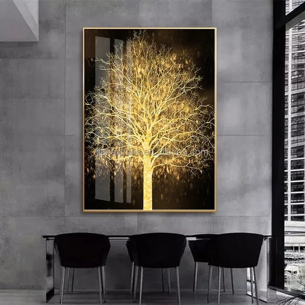 Crystal Porcelain Painting with Aluminum Frame