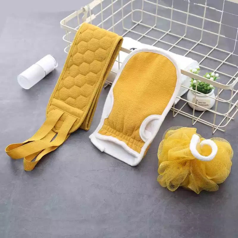 3Pcs Exfoliating Body Scrubber